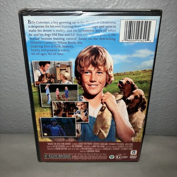 Dvd Sealed New Where the Red Fern Grows Echo Bridge Home Entertainment + Digital - Picture 3 of 3